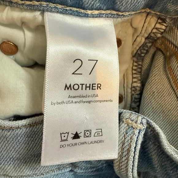 Women’s Mother Jeans The Tomcat High Rise Light Wash Ripped Size 27 - Picture 8 of 10